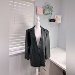 Worthington‎ Vintage Black Leather Jacket